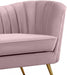 Margo Pink Velvet Chair - 622Pink-C - Vega Furniture
