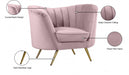 Margo Pink Velvet Chair - 622Pink-C - Vega Furniture