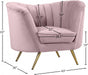 Margo Pink Velvet Chair - 622Pink-C - Vega Furniture