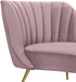 Margo Pink Velvet Chaise Lounge - 622Pink-Chaise - Vega Furniture