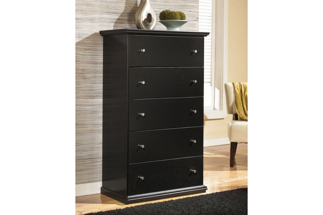 Maribel Black Chest of Drawers - B138-46 - Vega Furniture