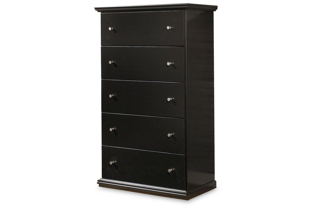 Maribel Black Chest of Drawers - B138-46 - Vega Furniture