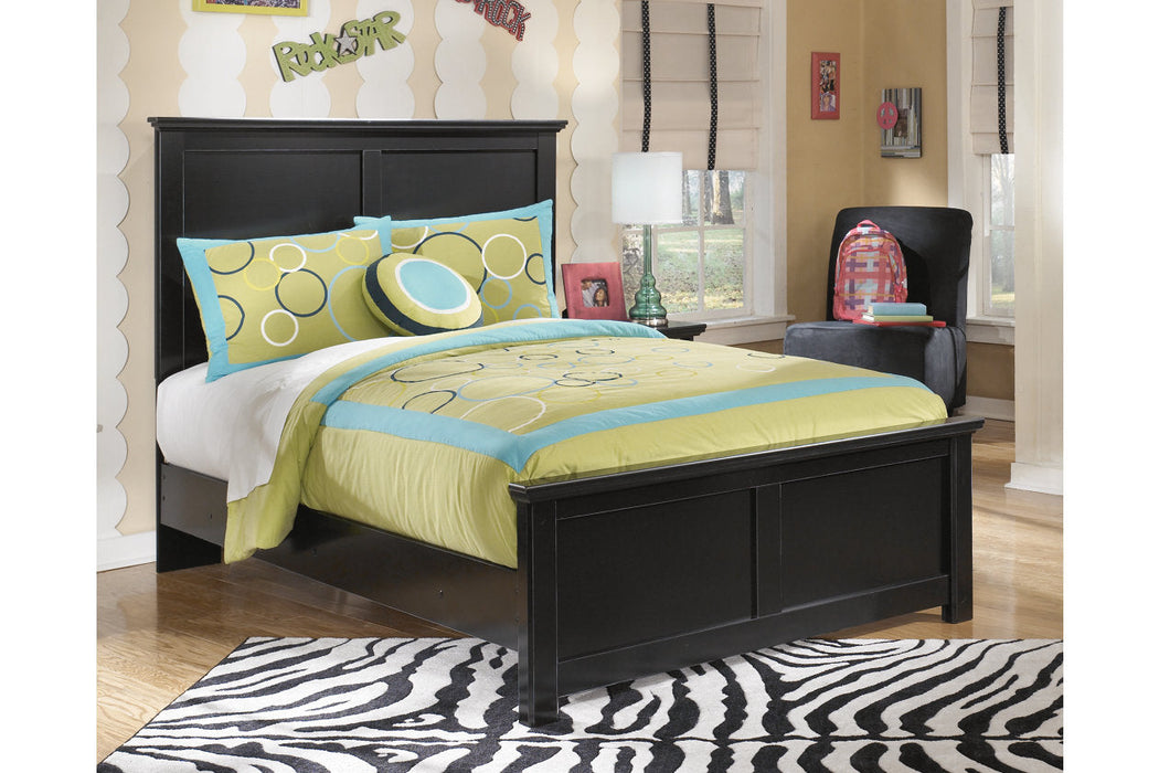 Maribel Black Full Panel Bed - SET | B138-84 | B138-86 | B138-87 - Vega Furniture