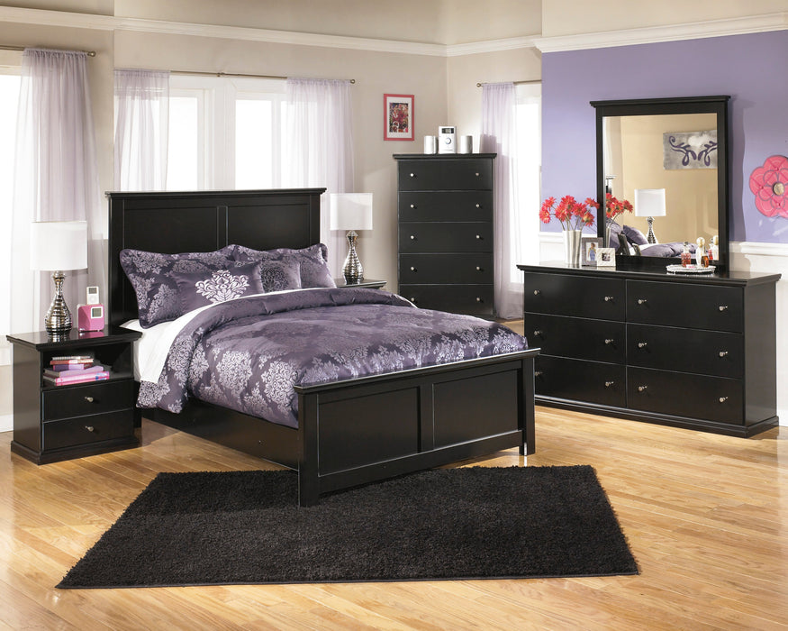 Maribel Black Panel Youth Bedroom Set - SET | B138-52 | B138-53 | B138-83 | B138-91 | B138-46 - Vega Furniture