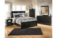 Maribel Black Queen Panel Bed - SET | B138-54 | B138-57 | B138-96 - Vega Furniture