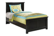 Maribel Black Twin Panel Bed - SET | B138-52 | B138-53 | B138-83 - Vega Furniture