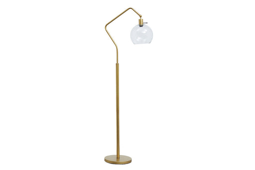 Marilee Antique Brass Finish Floor Lamp - L207151 - Vega Furniture