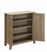 Marisa Dark Taupe 4-Shelf Shoe Cabinet - 950551 - Vega Furniture