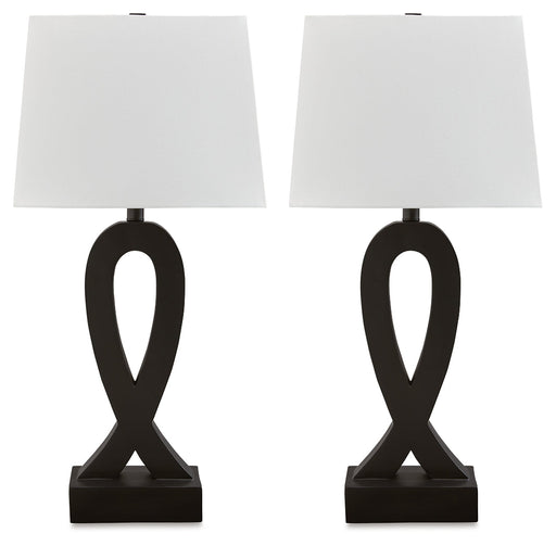 Markellton Black Table Lamp (Set of 2) - L243344 - Vega Furniture