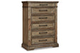 Markenburg Brown Chest of Drawers - B770-46 - Vega Furniture