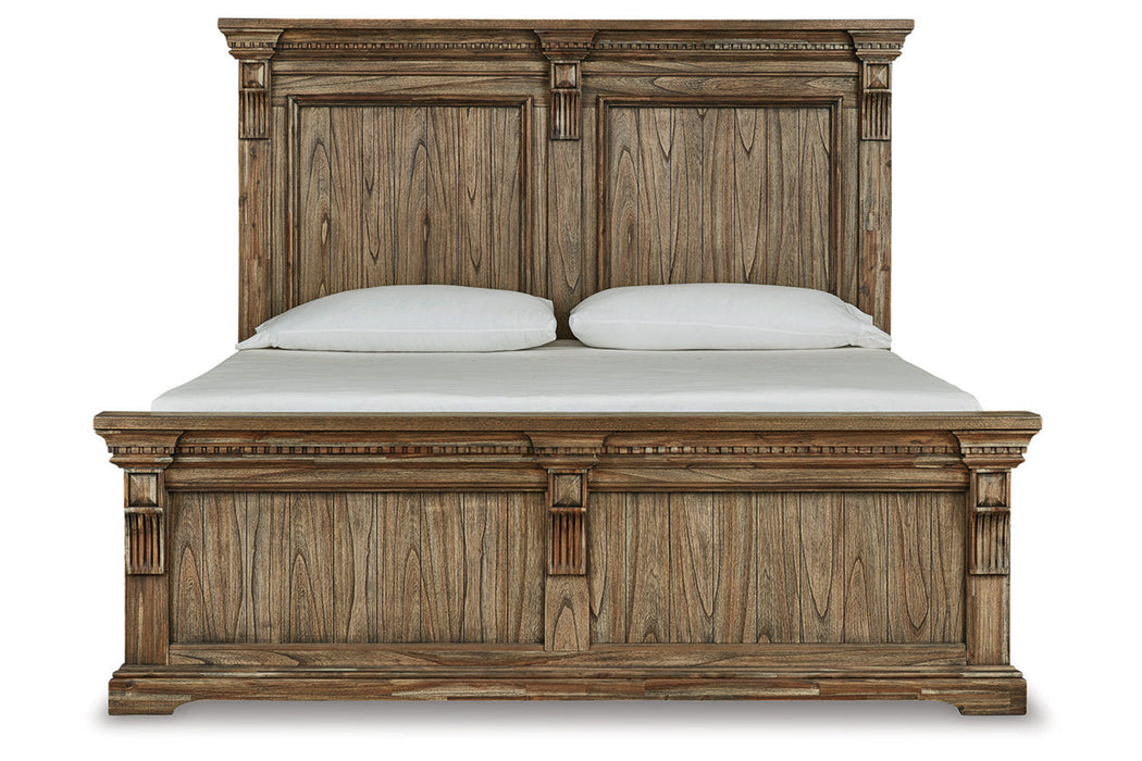 Markenburg Brown King Panel Bed - SET | B770-56 | B770-58 | B770-97 - Vega Furniture