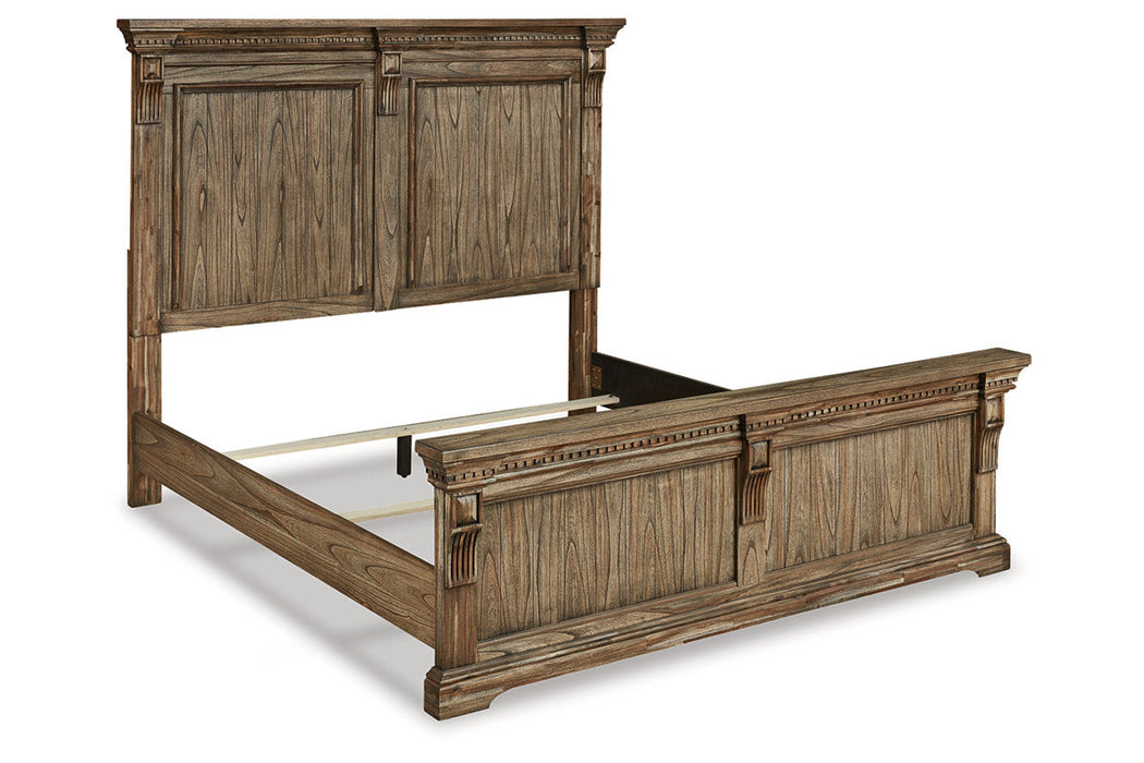 Markenburg Brown Queen Panel Bed - SET | B770-54 | B770-57 | B770-96 - Vega Furniture