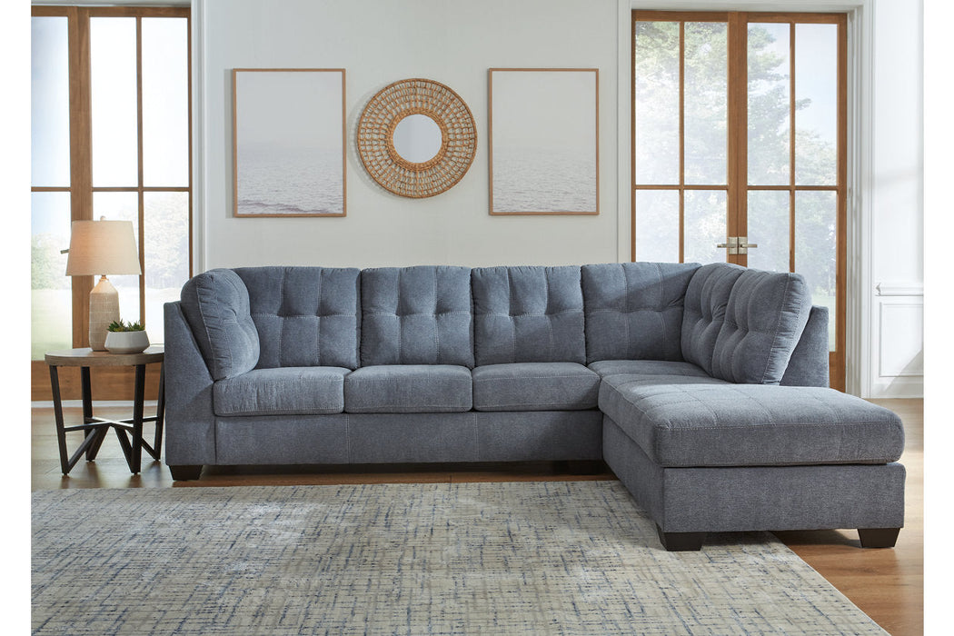 Marleton Denim 2-Piece Sectional with Chaise - 55303S2 - Vega Furniture