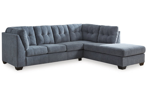 Marleton Denim 2-Piece Sleeper Sectional with Chaise - 55303S4 - Vega Furniture