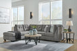 Marleton Gray 2-Piece Sectional with Chaise - 55305S1 - Vega Furniture