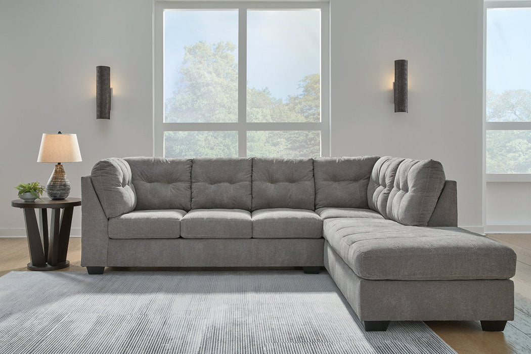 Marleton Gray 2-Piece Sectional with Chaise - 55305S2 - Vega Furniture