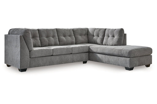 Marleton Gray 2-Piece Sleeper Sectional with Chaise - 55305S4 - Vega Furniture