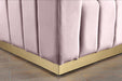 Marlon Pink Velvet Chair - 603Pink-C - Vega Furniture