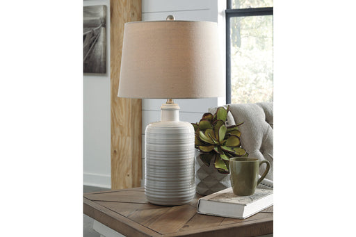 Marnina Taupe Table Lamp, Set of 2 - L121854 - Vega Furniture