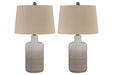 Marnina Taupe Table Lamp, Set of 2 - L121854 - Vega Furniture