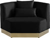Marquis Black Velvet Chair - 600Black-C - Vega Furniture