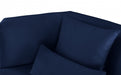 Marquis Blue Velvet Sofa - 600Navy-S - Vega Furniture