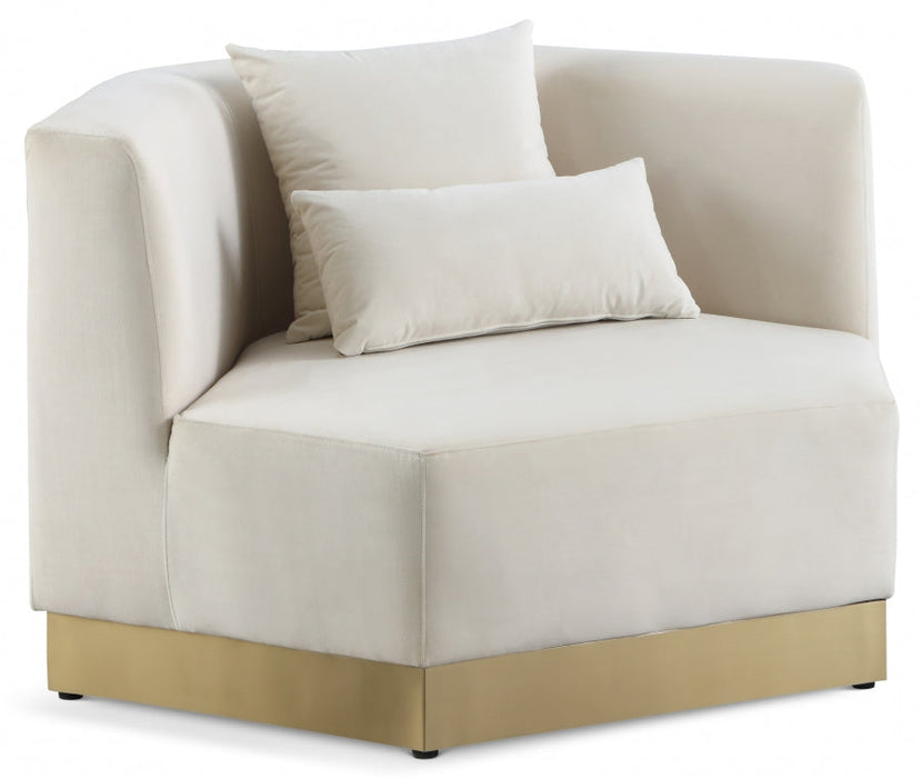 Marquis Cream Velvet Chair - 600Cream-C - Vega Furniture