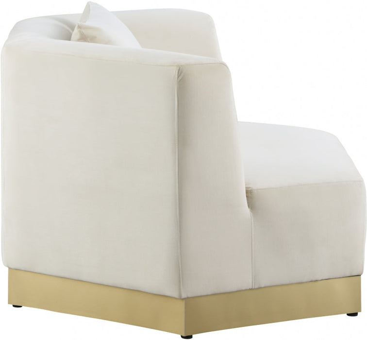 Marquis Cream Velvet Chair - 600Cream-C - Vega Furniture