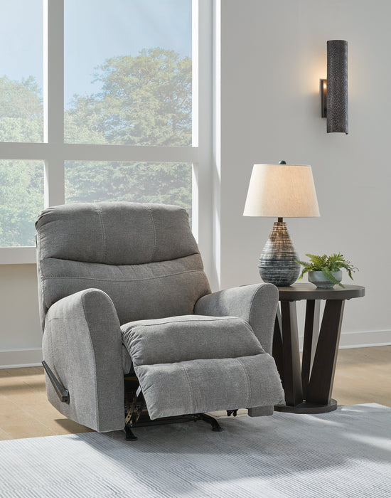 Marrelton Gray Recliner - 5530525 - Vega Furniture