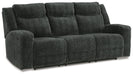Martinglenn Ebony Reclining Sofa with Drop Down Table - 4650489 - Vega Furniture