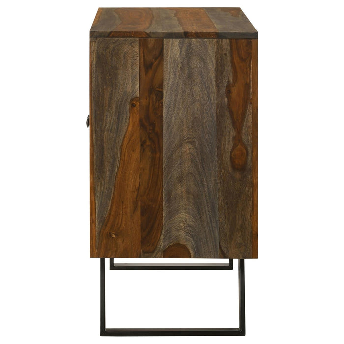 Mathis Sheesham Gray Sled Base Accent Cabinet - 969517 - Vega Furniture