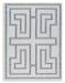Matinwood Ivory/Charcoal 5' x 7' Rug - R900032 - Vega Furniture
