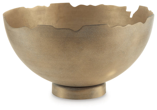 Maura Antique Gold Finish Bowl - A2000594 - Vega Furniture