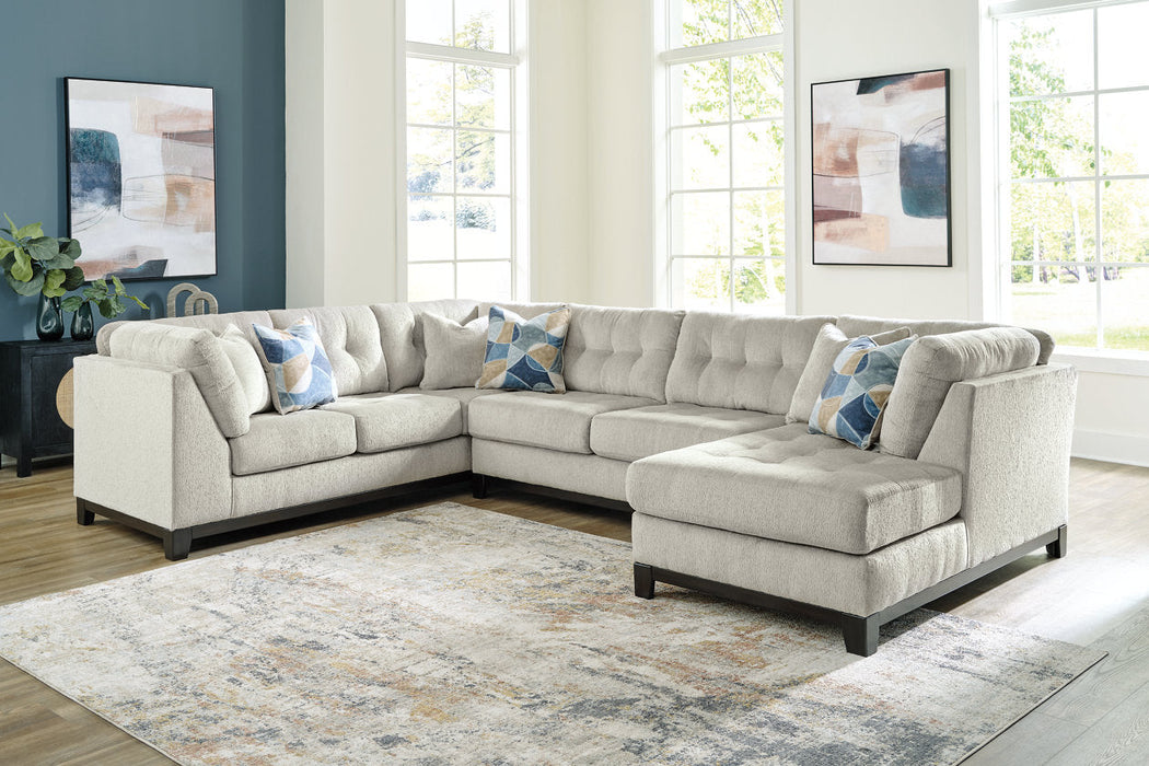 Maxon Place Stone 3-Piece Sectional with Chaise - 33004S2 - Vega Furniture