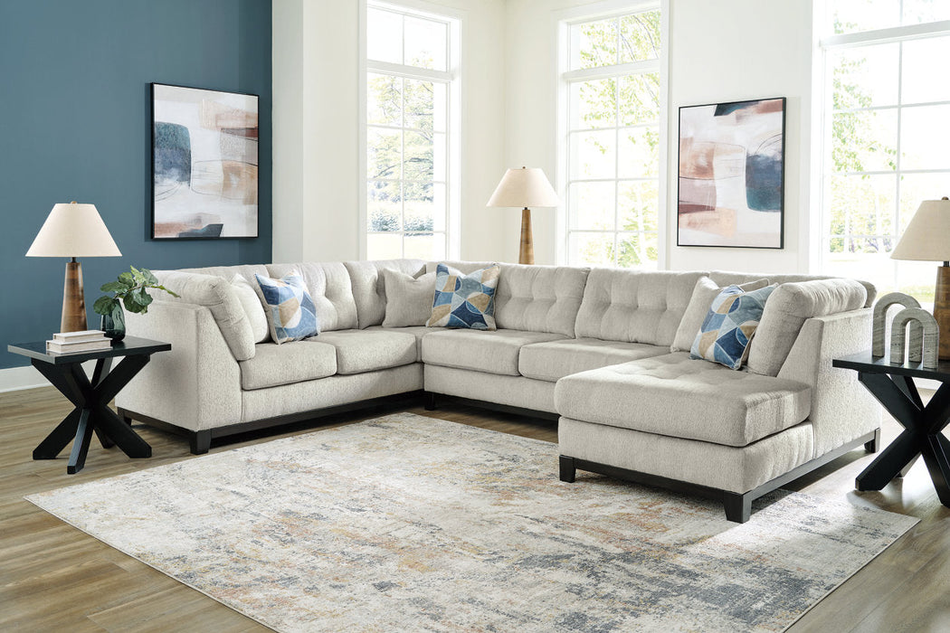 Maxon Place Stone 3-Piece Sectional with Chaise - 33004S2 - Vega Furniture