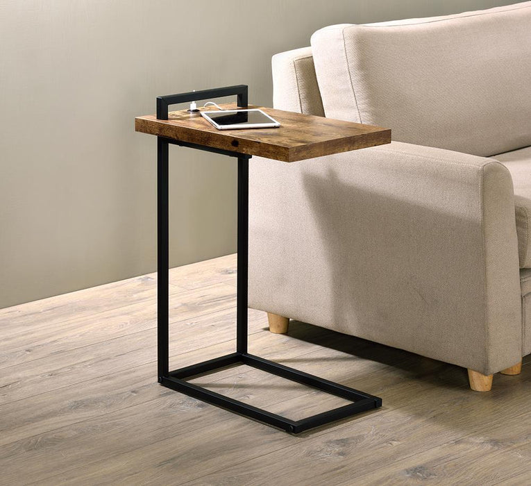 Maxwell C-Shaped Accent Table with USB Charging Port - 931124 - Vega Furniture