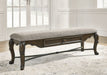 Maylee Dark Brown 63" Dining Bench - D947-00 - Vega Furniture