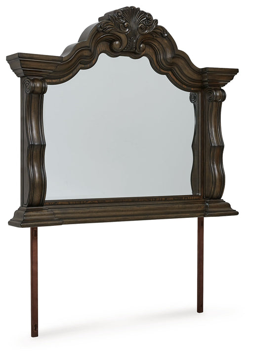 Maylee Dark Brown Bedroom Mirror - B947-36 - Vega Furniture