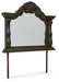 Maylee Dark Brown Bedroom Mirror - B947-36 - Vega Furniture