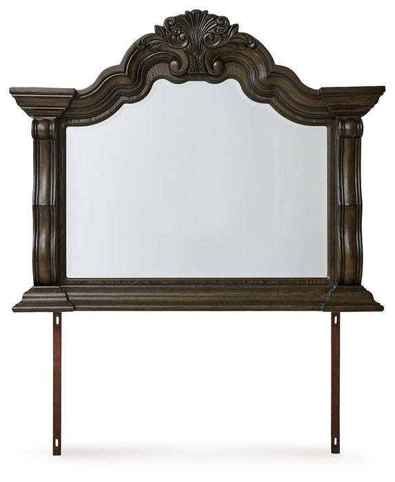 Maylee Dark Brown Bedroom Mirror - B947-36 - Vega Furniture