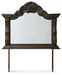 Maylee Dark Brown Bedroom Mirror - B947-36 - Vega Furniture