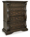 Maylee Dark Brown Chest of Drawers - B947-46 - Vega Furniture