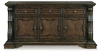 Maylee Dark Brown Dining Buffet - D947-80 - Vega Furniture