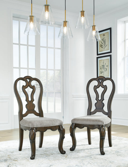Maylee Dark Brown Dining Chair, Set of 2 - D947-01 - Vega Furniture
