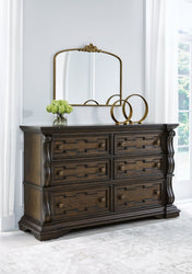 Maylee Dark Brown Dresser - B947-31 - Vega Furniture