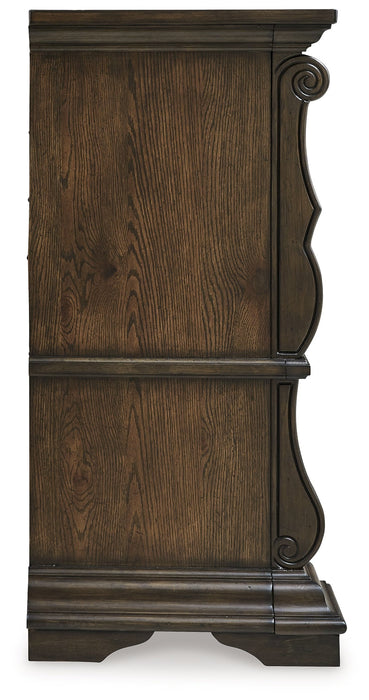 Maylee Dark Brown Dresser - B947-31 - Vega Furniture