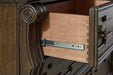 Maylee Dark Brown Dresser - B947-31 - Vega Furniture