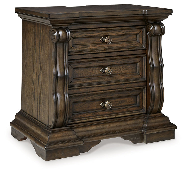 Maylee Dark Brown Nightstand - B947-93 - Vega Furniture