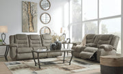 McCade Cobblestone Reclining Living Room Set - SET | 1010488 | 1010494 - Vega Furniture