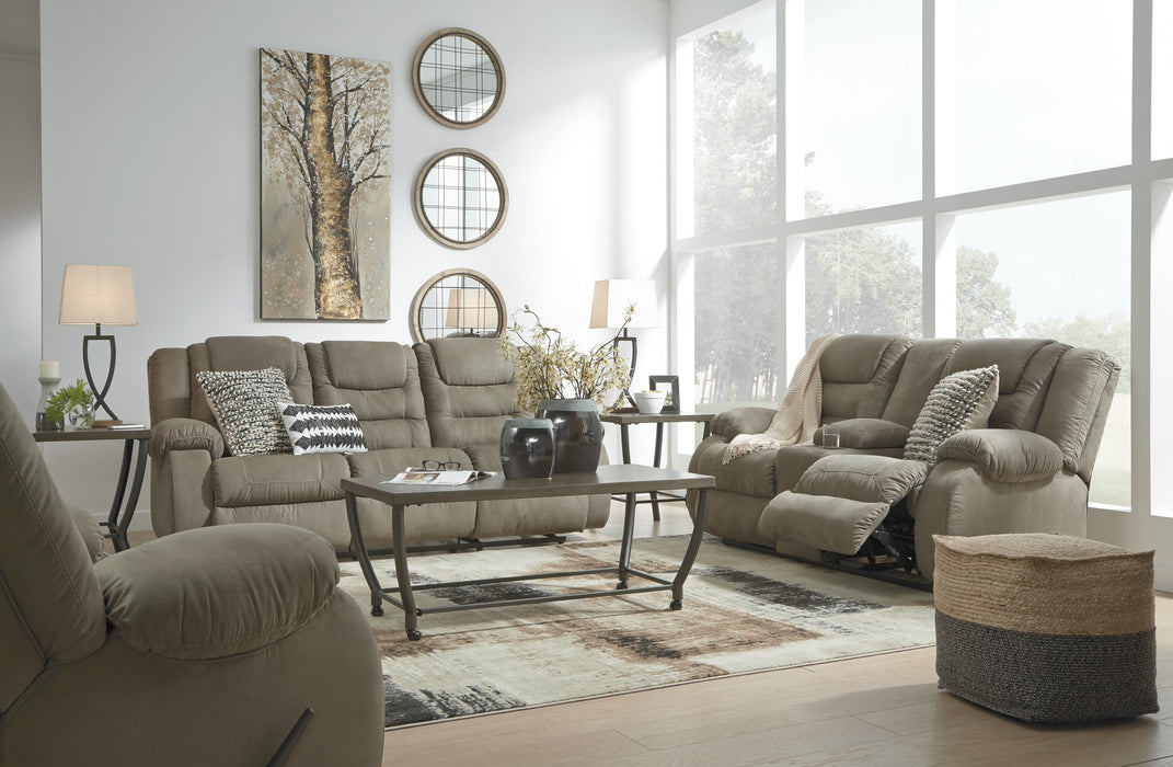 McCade Cobblestone Reclining Living Room Set - SET | 1010488 | 1010494 - Vega Furniture